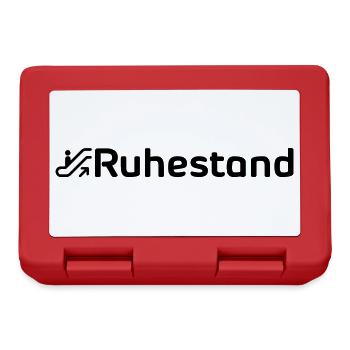 Rolltreppe Rente Ruhestand - Brotdose - Rot - Vorne