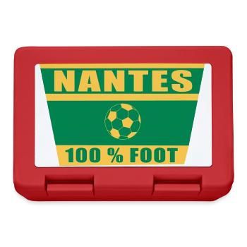 Nantes football - Boîte à goûter - rouge - Devant