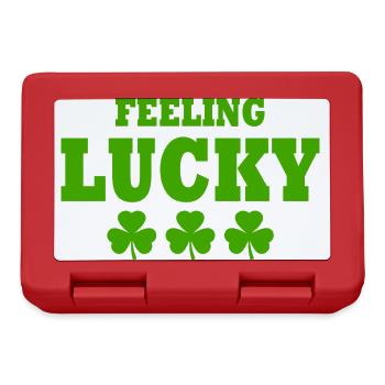 feeling lucky - Lunchbox - red - Front