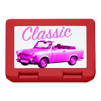 Classic Trabbi pink - Brotdose - Rot - Vorne