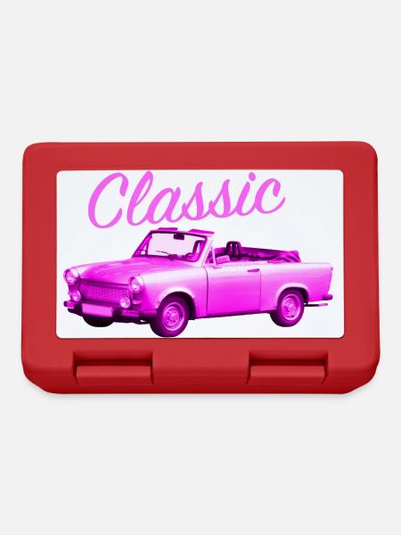 Classic Trabbi pink - Brotdose - Rot