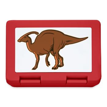 Dinosaure dinosaure primitif dinosaure herbivore - Boîte à goûter - rouge - Devant