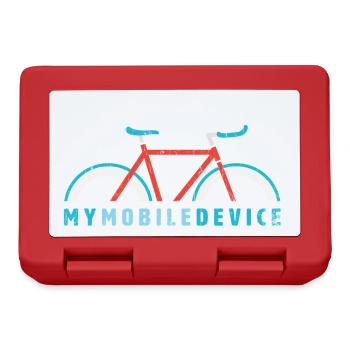 Fixie - Mon appareil mobile est mon vélo à vitesse unique - Boîte à goûter - rouge - Devant
