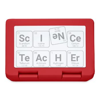 Science Teacher - Brotdose - Rot - Vorne