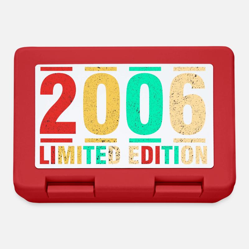 Jubiläumsgeschenk 2006 Limited Edition 2006 - Brotdose - Rot