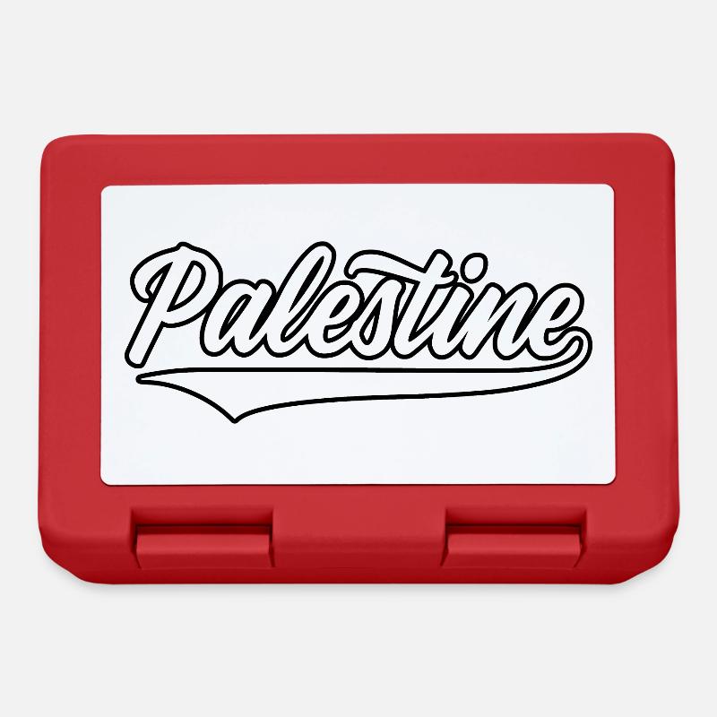 Palestine Baseball-style white-black - Brotdose - Rot