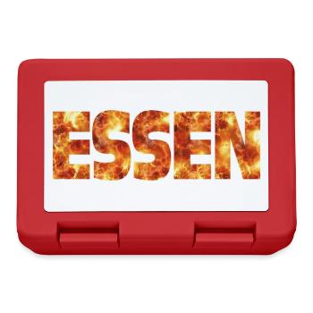 Essen - Brotdose - Rot - Vorne