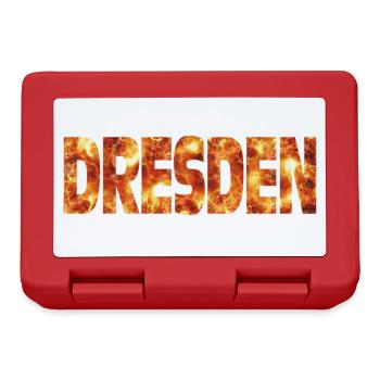 Dresden - Brotdose - Rot - Vorne