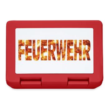 Fire brigade - Lunchbox - red - Front