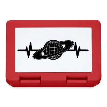 Y2K Heartbeat Love Nostalgia - Lunchbox - red - Front