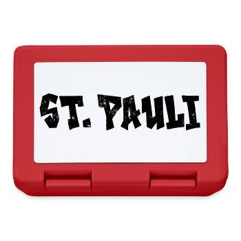 St. Pauli - Brotdose - Rot - Vorne
