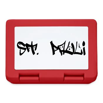 St. Pauli - Brotdose - Rot - Vorne