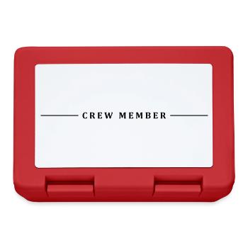 crew member - Boîte à goûter - rouge - Devant