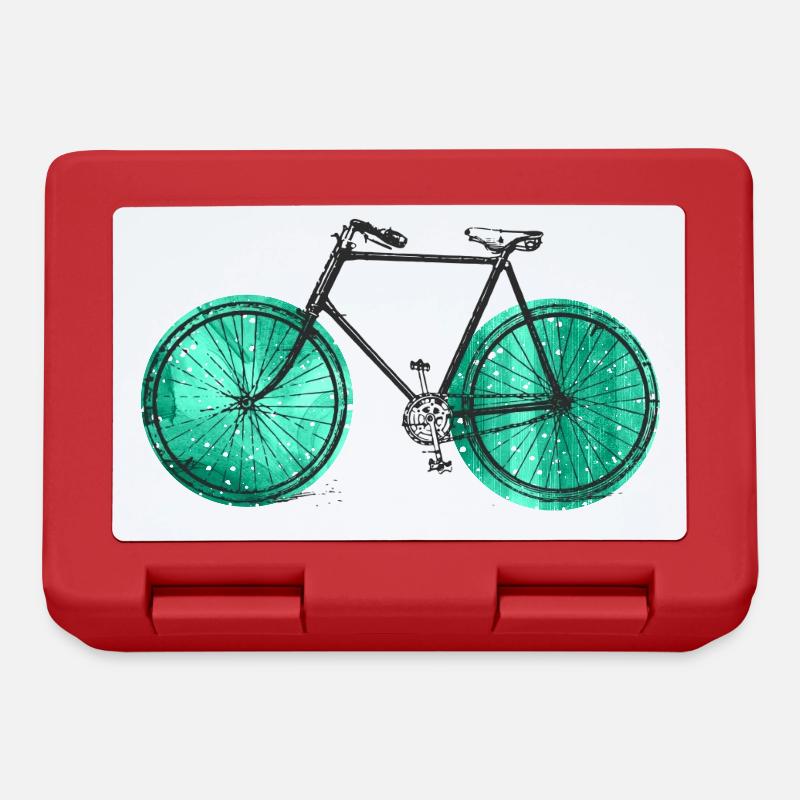 Fahrrad - Brotdose - Rot