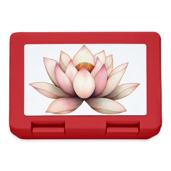 Fleur de lotus - Boîte à goûter - rouge - Devant