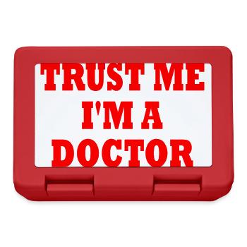 trust me i'm a doctor - Brotdose - Rot - Vorne