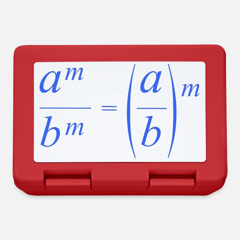 mathematik rechnen - Brotdose - Rot