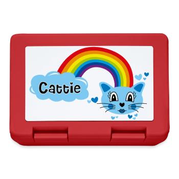 Cattie cute par Helfspawn - Boîte à goûter - rouge - Devant