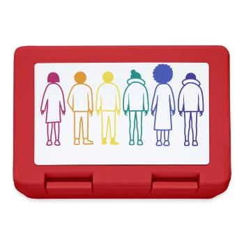 Queer Gender Diversity Gay pride LGBT - Lunchbox - red - Front