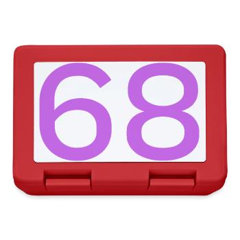68 - Lunchbox - red - Front