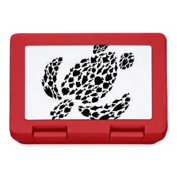 Sea Turtle Sea Ocean Animals Turtle - Lunchbox - red - Front