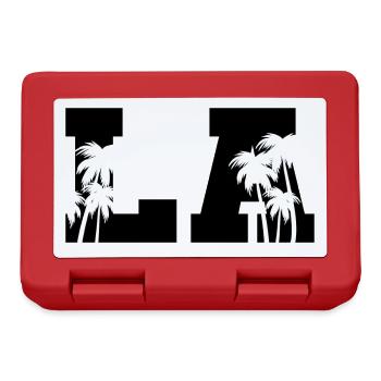 LA Palmen Los Angeles - Brotdose - Rot - Vorne