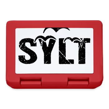 Sylt Island Seagulls - Lunchbox - red - Front