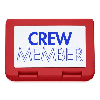 Crew Member - Personal - Orga - Mitarbeiter - Team - Brotdose - Rot - Vorne