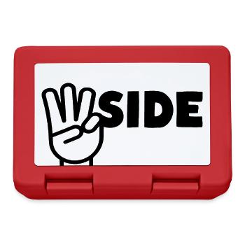 Westside W Fingerzeichen - Brotdose - Rot - Vorne
