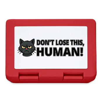 Forget Me Not Cat Evil Eye Gift Idea - Lunchbox - red - Front