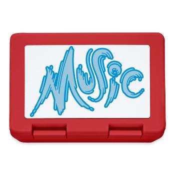 Music - Brotdose - Rot - Vorne