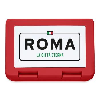 Rome Place Name Sign - Lunchbox - red - Front