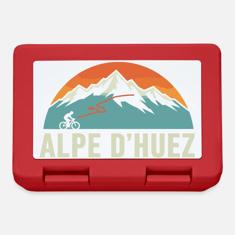 Alpe d'Huez Retro Ride - Lunchbox - red