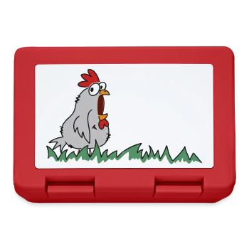 don't mess with the hen chicken - Lunchbox - red - Front