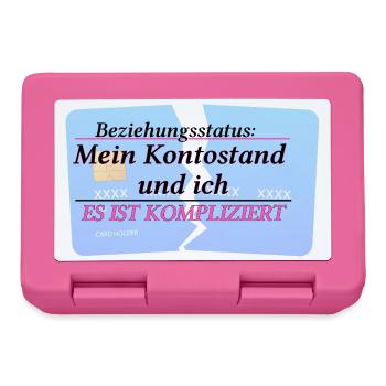 Solde de mon compte & moi – C’est compliqué - Boîte à goûter - rose - Devant
