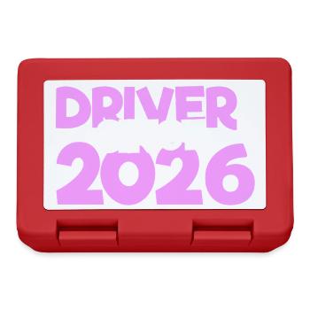 Driving License 2026 Driving Test Driving License Test - Lunchbox - red - Front