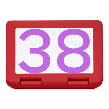 38 - Brotdose - Rot - Vorne