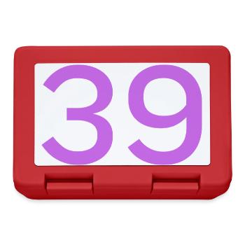 39 - Brotdose - Rot - Vorne