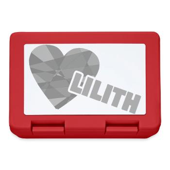 Herzchen Lilith - Brotdose - Rot - Vorne