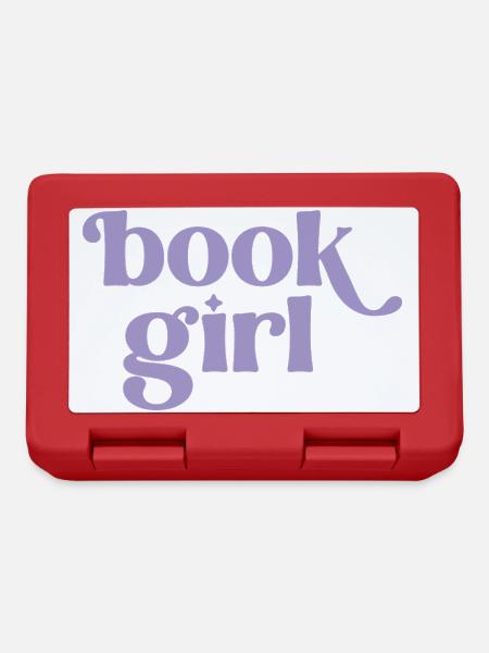Book Girl - Brotdose - Rot