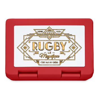 RUGBY THE MAGNIFICENT - Lunchbox - red - Front