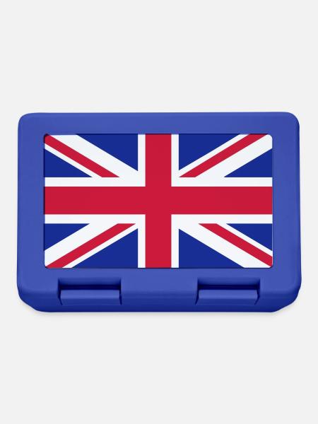 United Kingdom Flag (Union Jack) - Lunchbox - royal blue