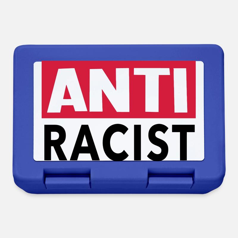 Anti Racist - Chemise de racisme ANSTI - Boîte à goûter - bleu royal