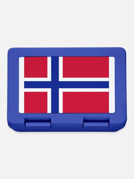 Norwegen - Brotdose - Royalblau