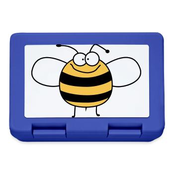 Funny Sweet Baby Bee / Bumble - Lunchbox - royal blue - Front