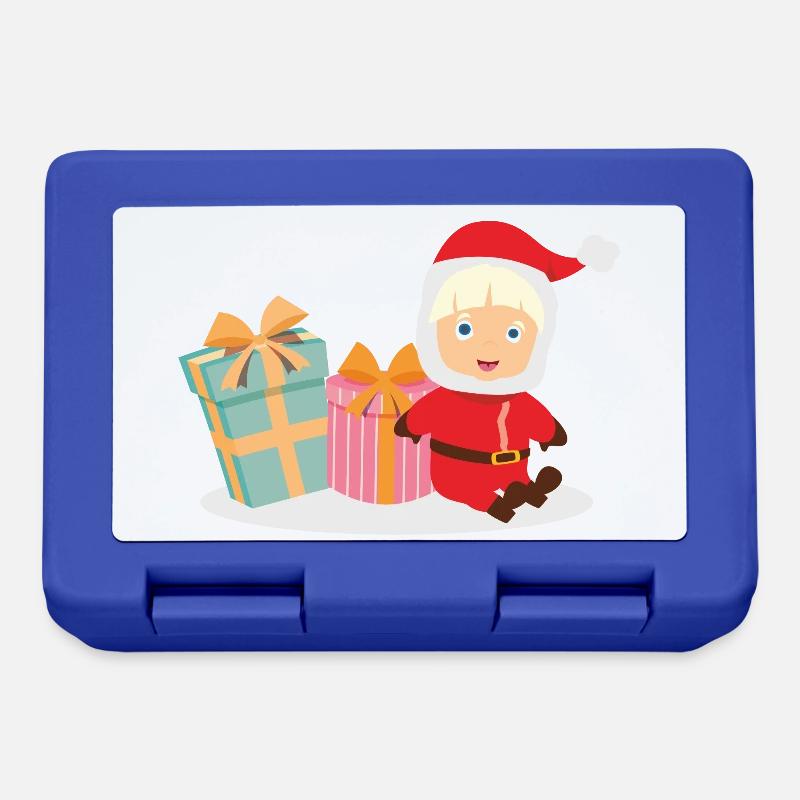 cadeaux bébé - Boîte à goûter - bleu royal