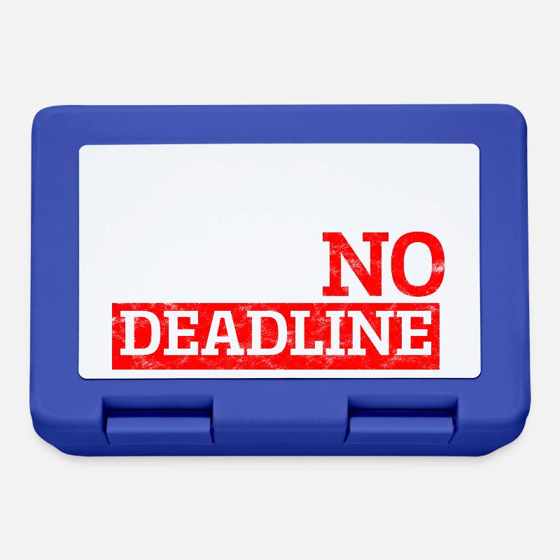 Karma has no deadline - Lunchbox - royal blue