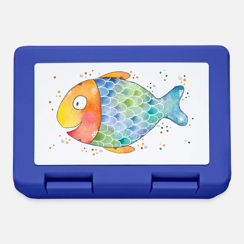 Poisson Jolly - Boîte à goûter - bleu royal