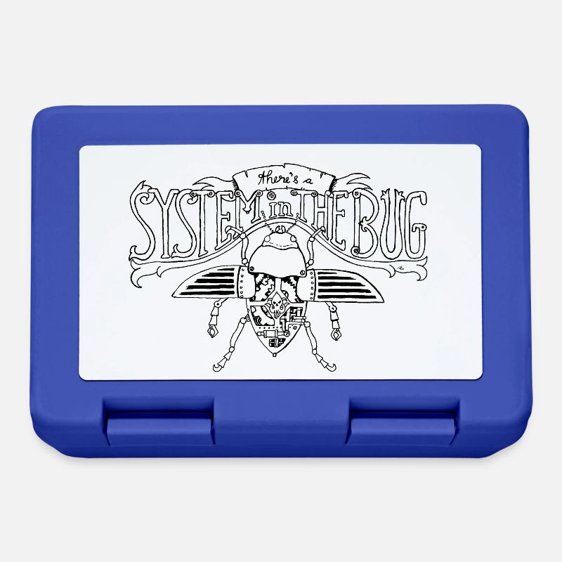 System in the Bug - Brotdose - Royalblau