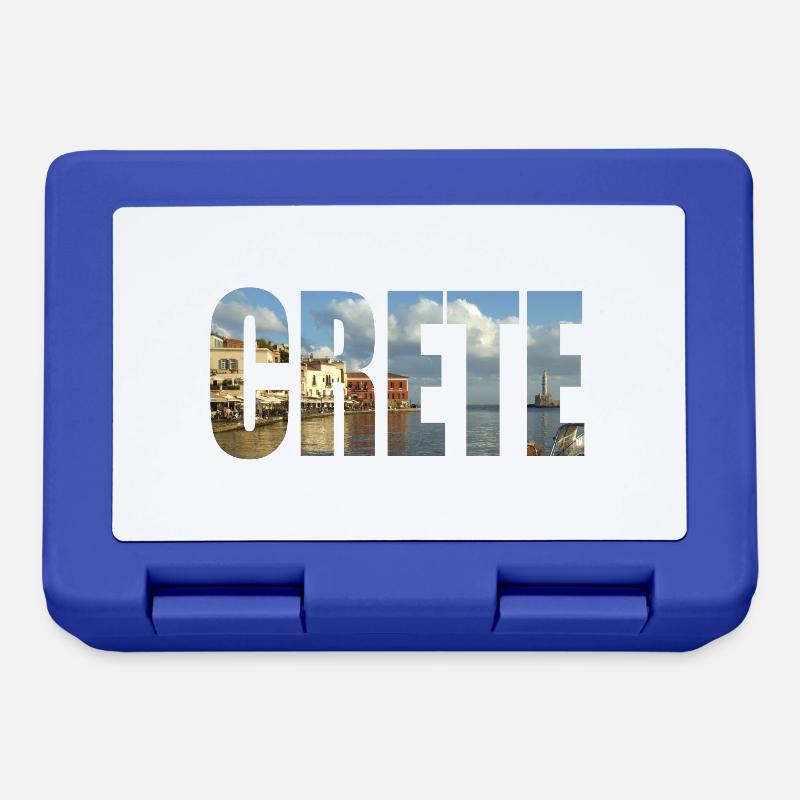 Crète - Boîte à goûter - bleu royal